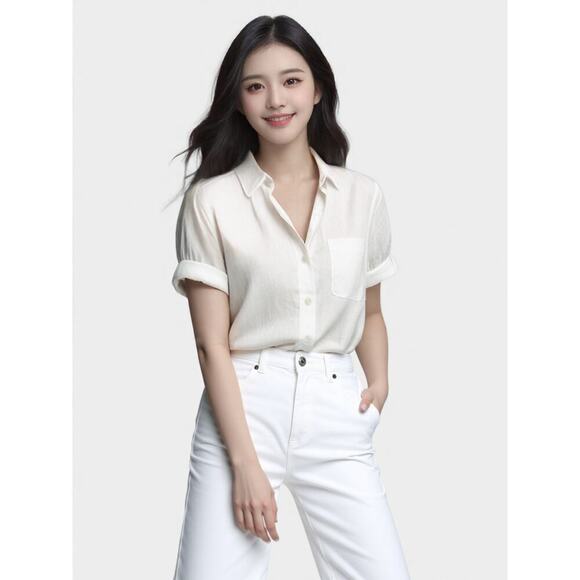 New ZARA Jeans Women's Wide Leg Mid Rise Casual Bohemian US 4 - Picture 1 of 5